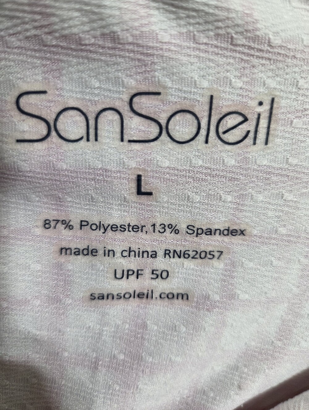 SanSoleil Pink Grid Quarter-Zip Women's Top - Picture 4 of 6